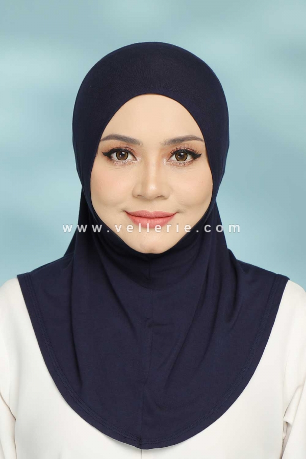 Sakeena Inner Neck Berdagu - SKN03 Navy Blue